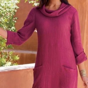 NEW WITH TAGS. Soft Surroundings Everly Gauze Dress. Size L.